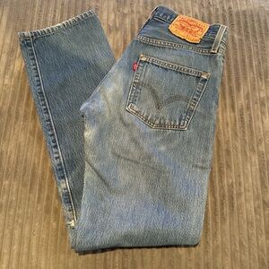 Vintage Levi's Classic 501 Straight Blue Jeans